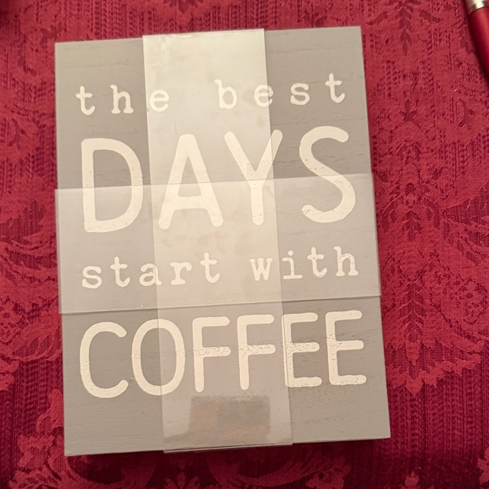 Coffee and Wine Quote Wall Art